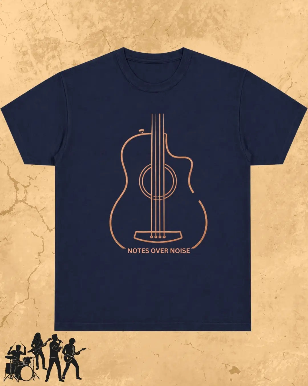 Guitar Music Cotton T-Shirt