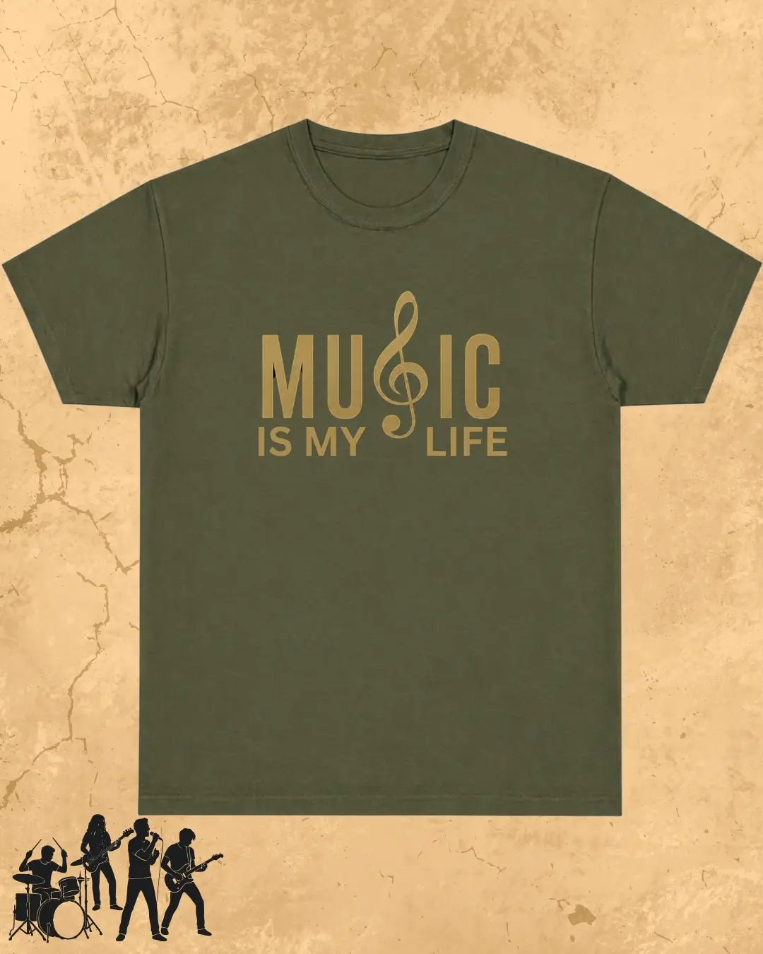 Music Is My Therapy Cotton Tshirt