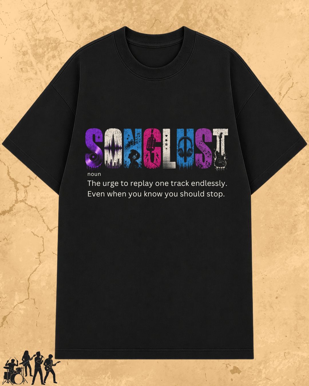 Hinglish Music Dictionary Cotton Tshirt