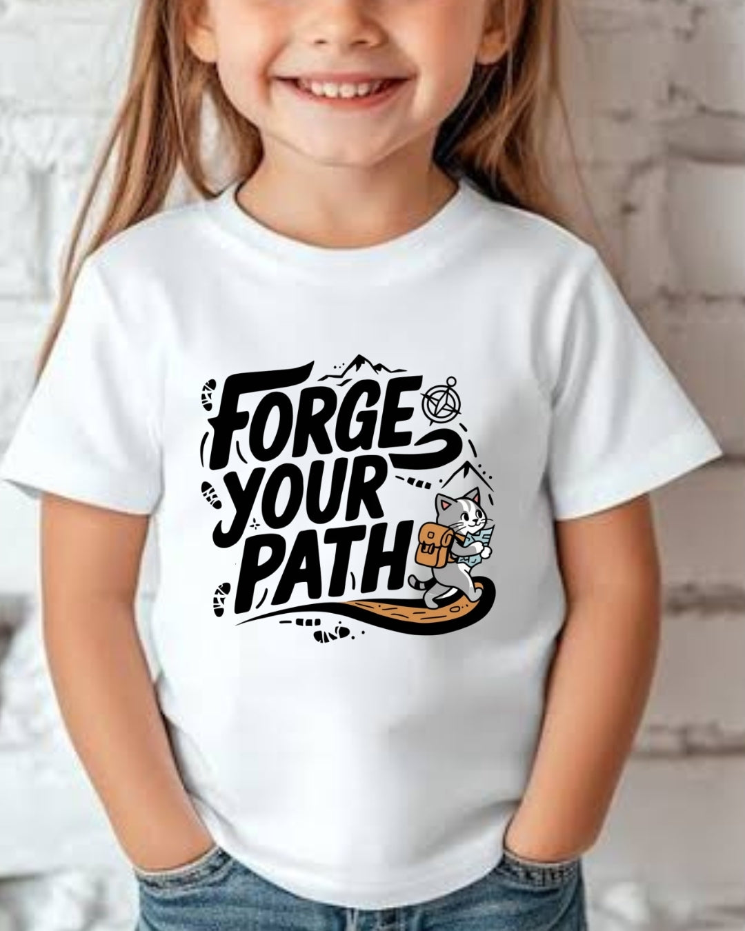 Forge Your Path kid Cotton Tshirt