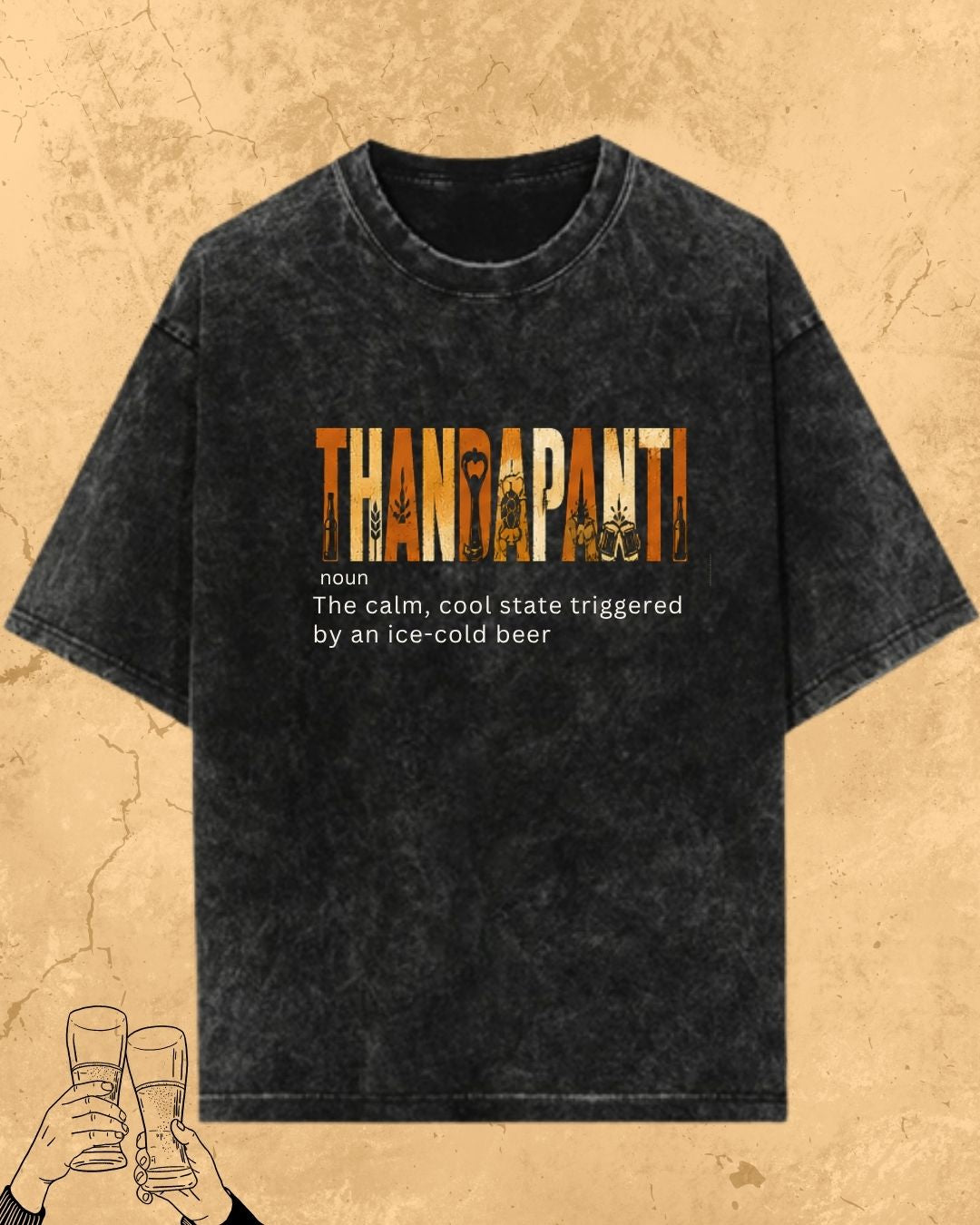 Hinglish Beer Dictionary Cotton Tshirt
