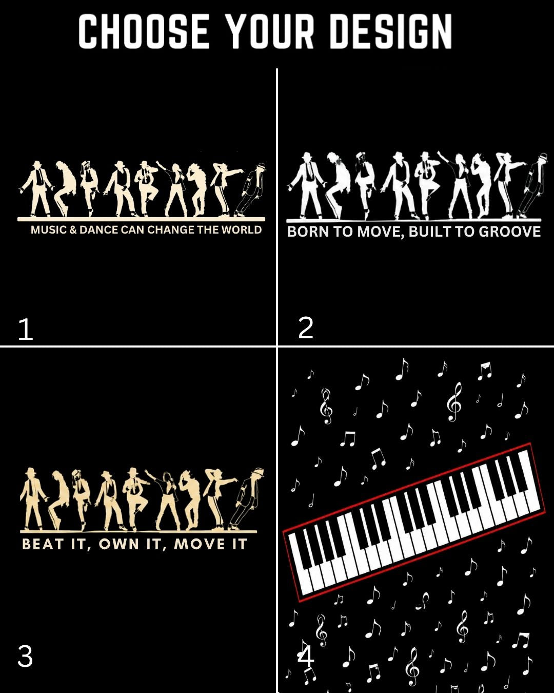 Michael Jackson Music Cotton T-Shirt
