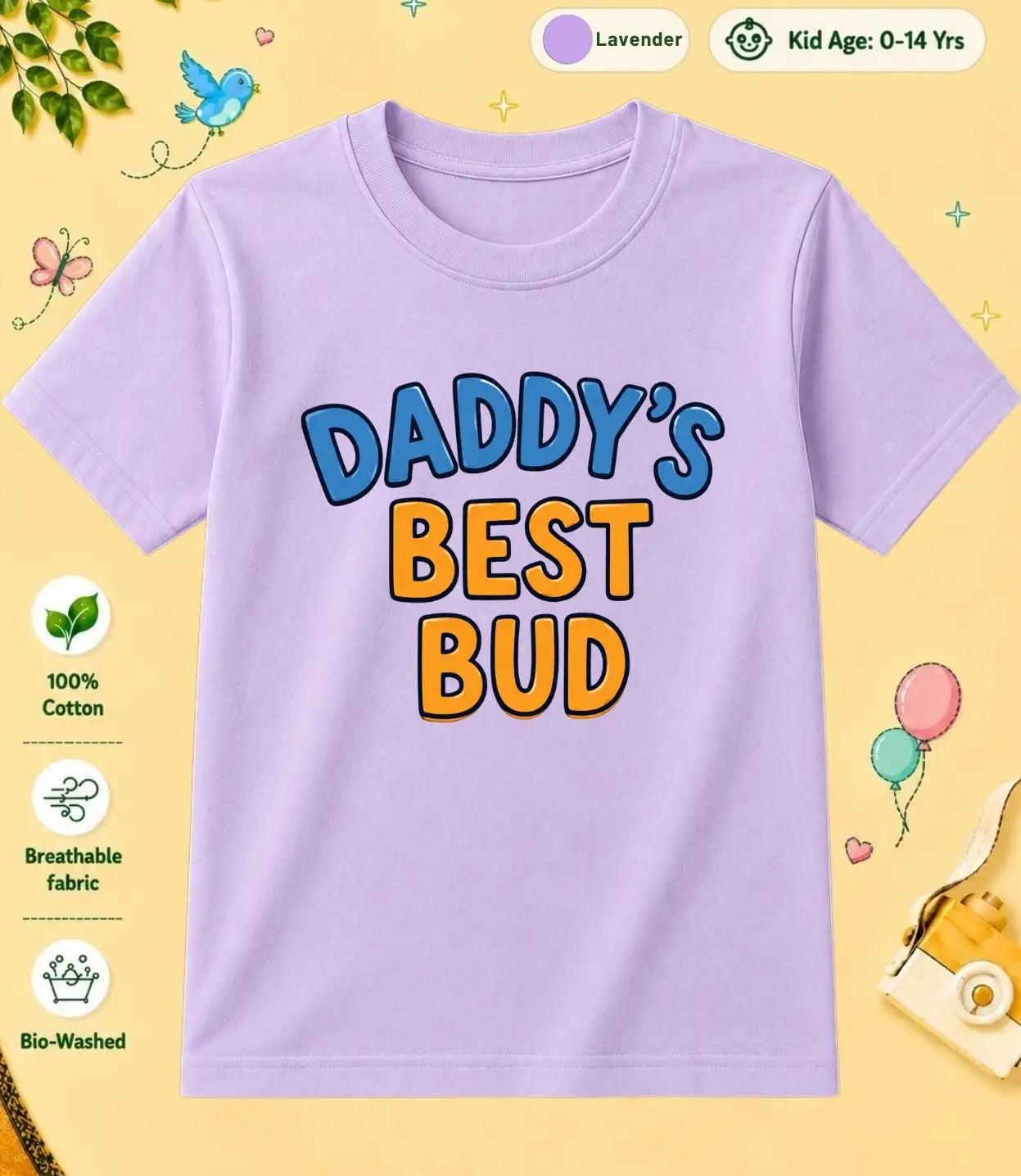 DAD & MOM Treasure kids Cotton Tee