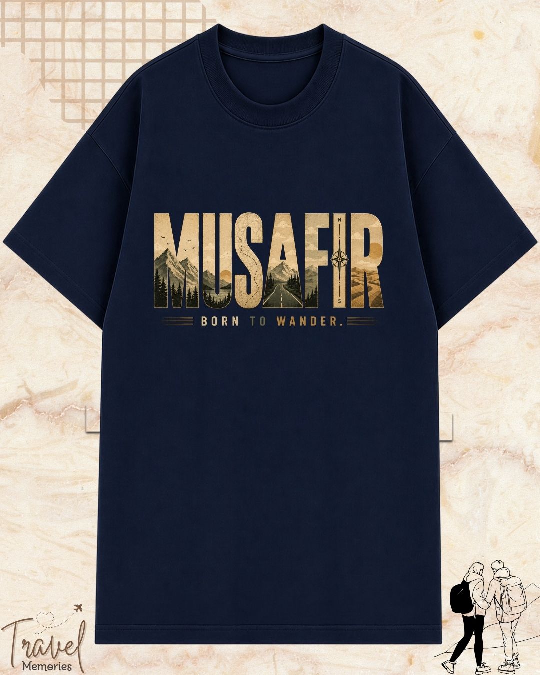Dil Se Traveller Cotton Tshirt