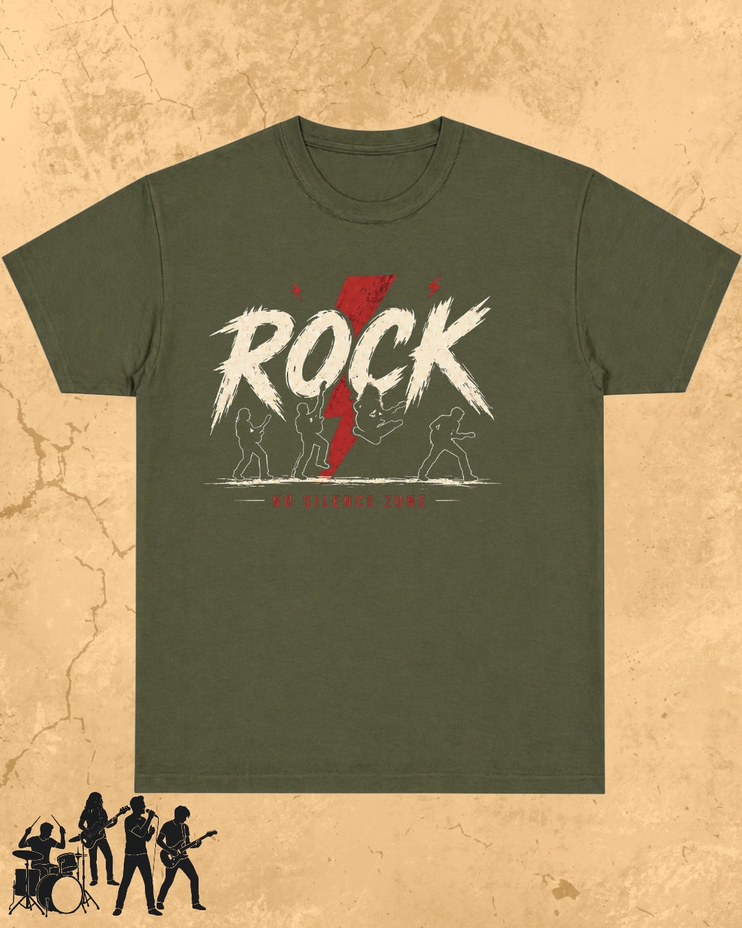 Rock Music Cotton Tshirt