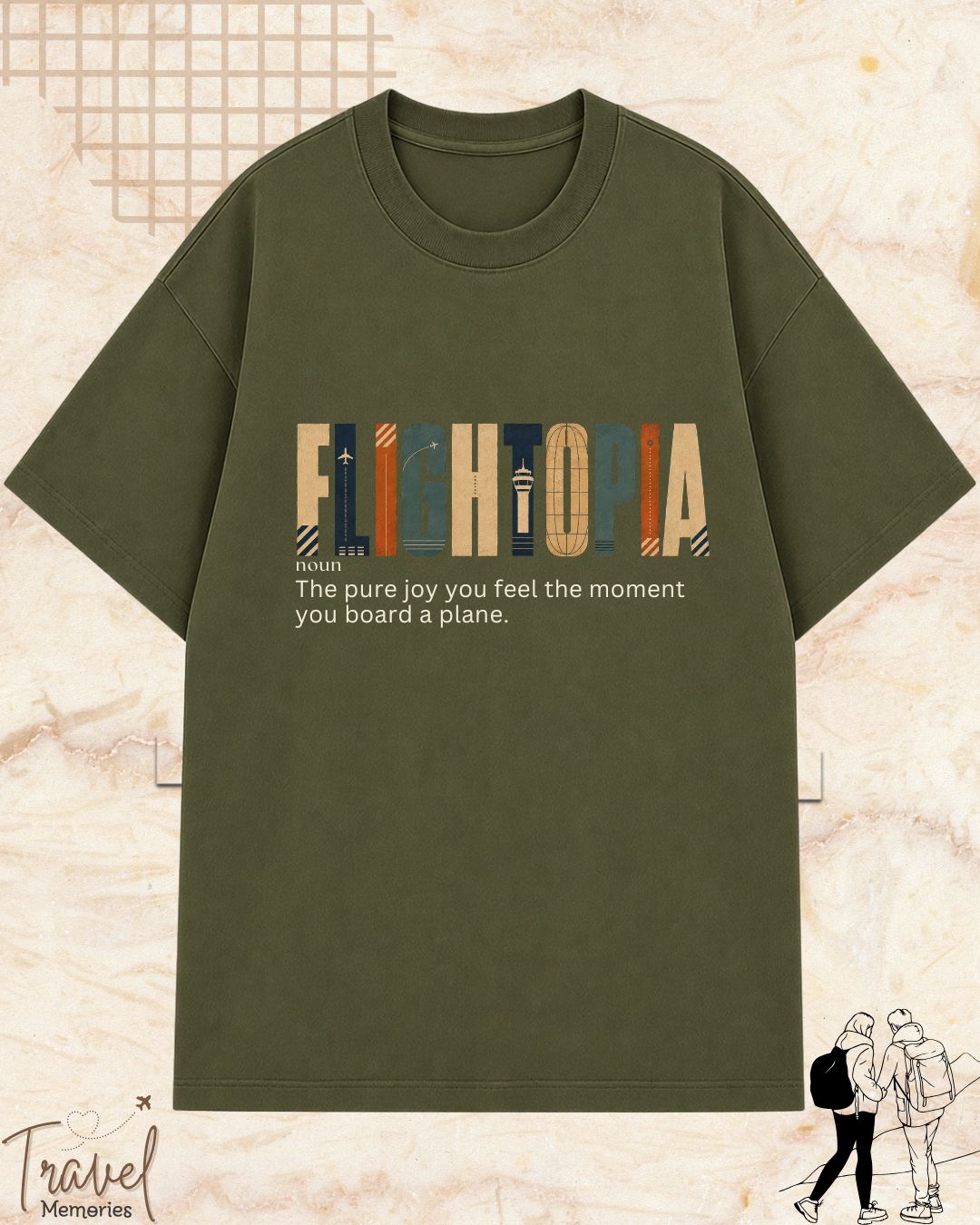 Travel Dictionary Cotton Tshirt