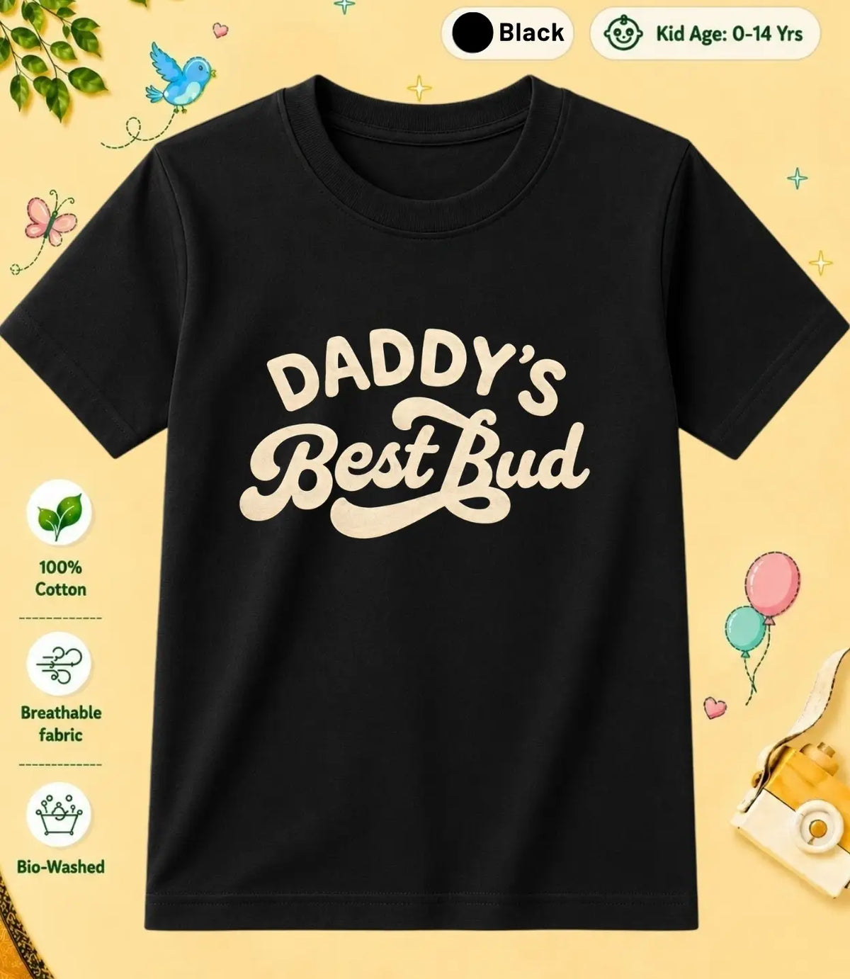 MOM - DAD Blessing Kid Cotton Tee