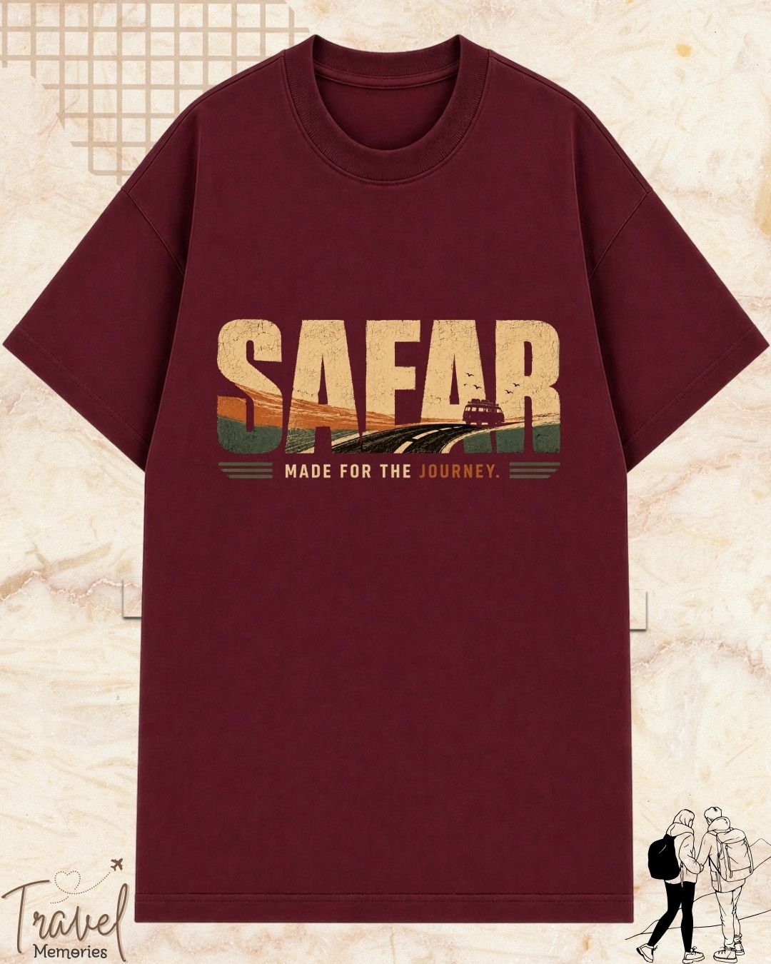 Dil Se Traveller Cotton Tshirt