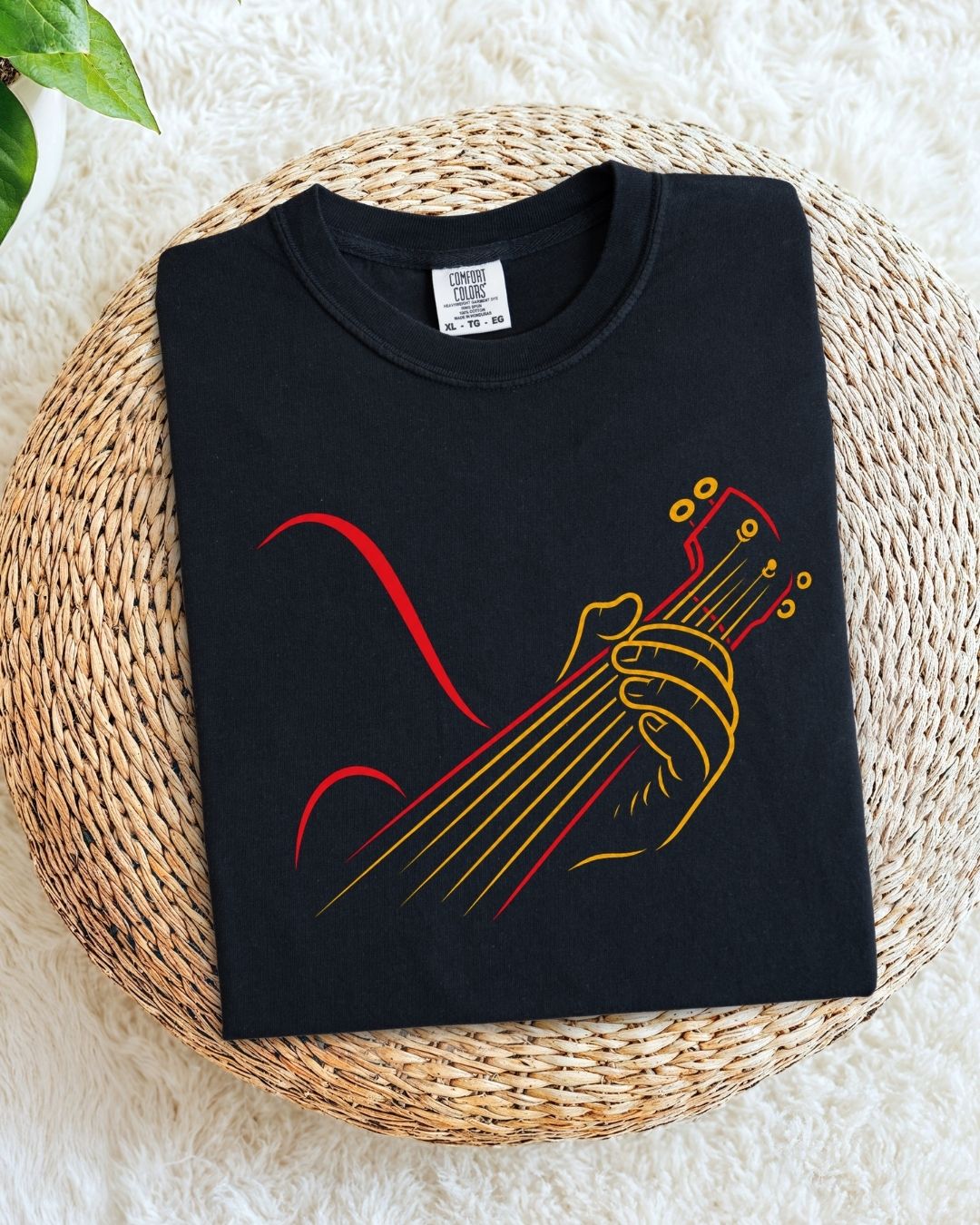 Minimal Music Vibe Cotton Tshirt
