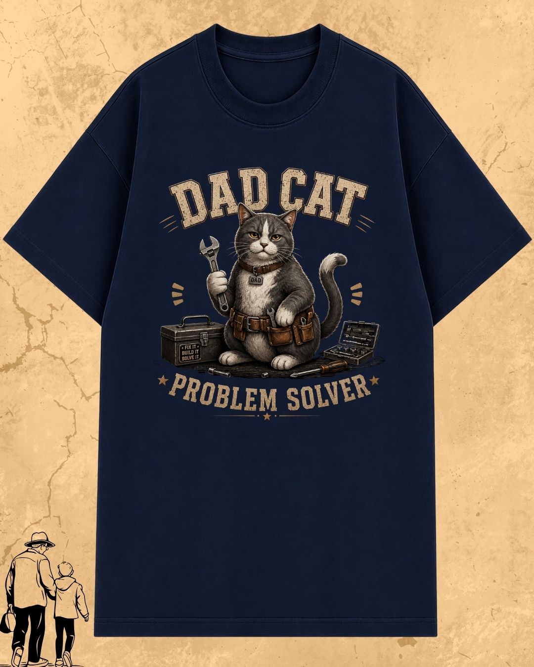 Purr Dad Cotton Tshirt
