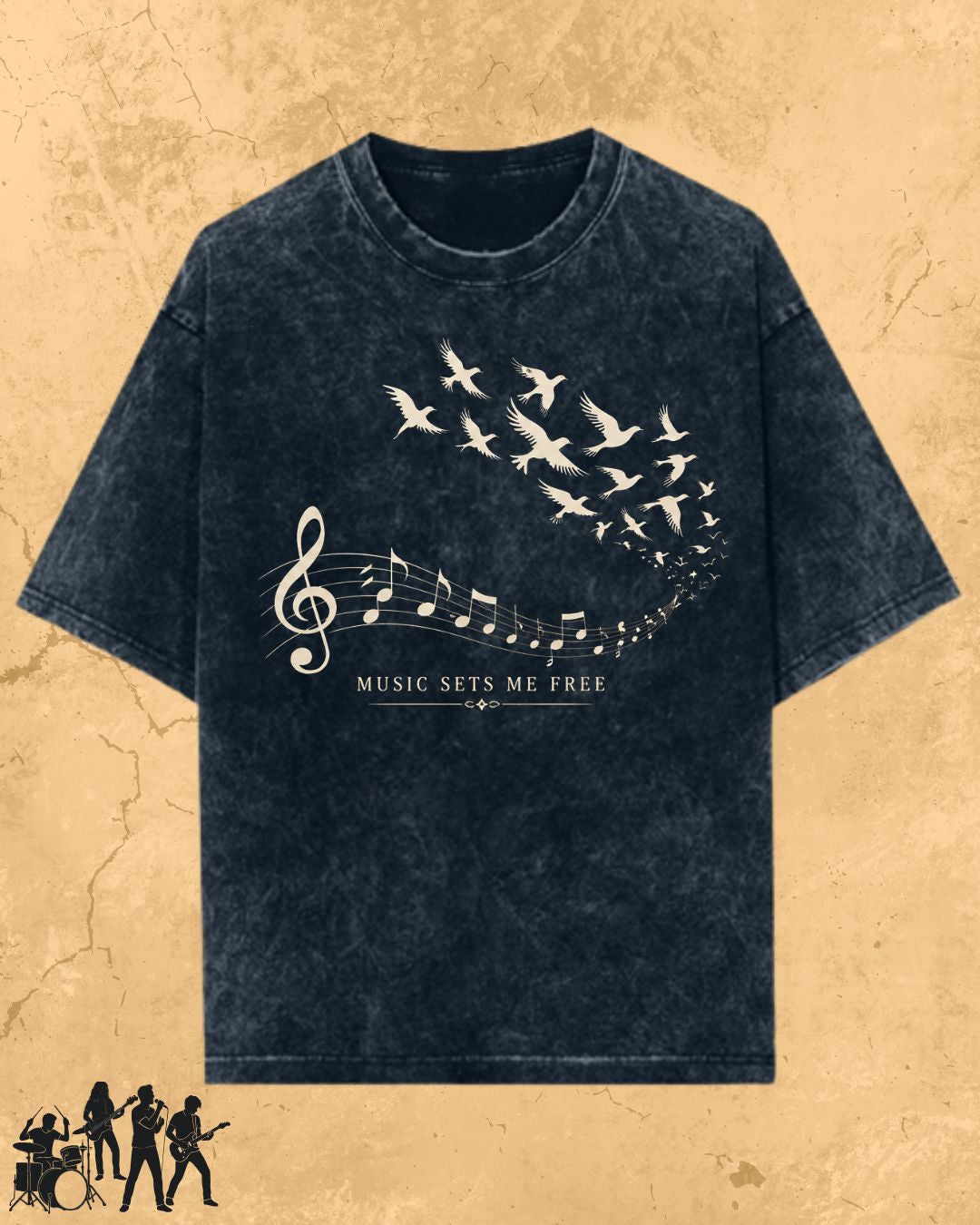 Music Freedom Cotton Tshirt