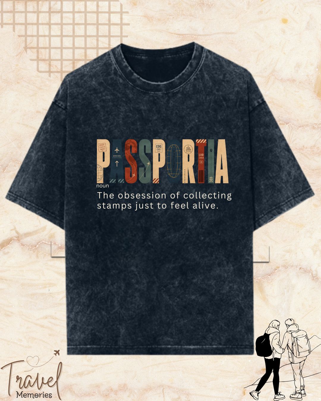 Travel Dictionary Cotton Tshirt