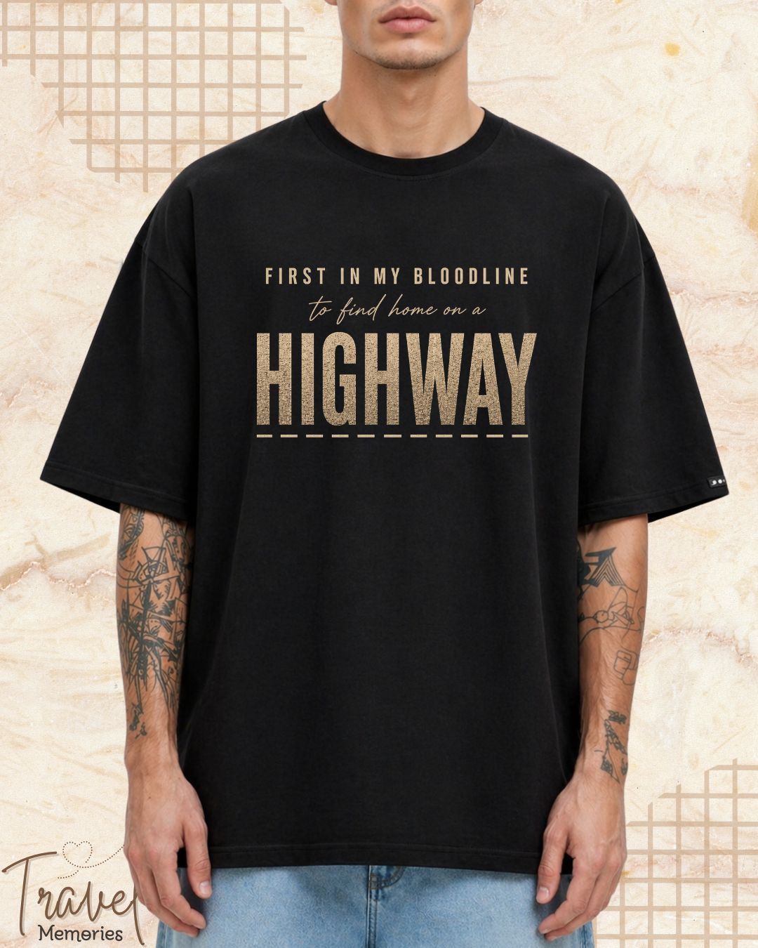 FIRST IN MY BLOODLINE Travel Cotton Tshirt