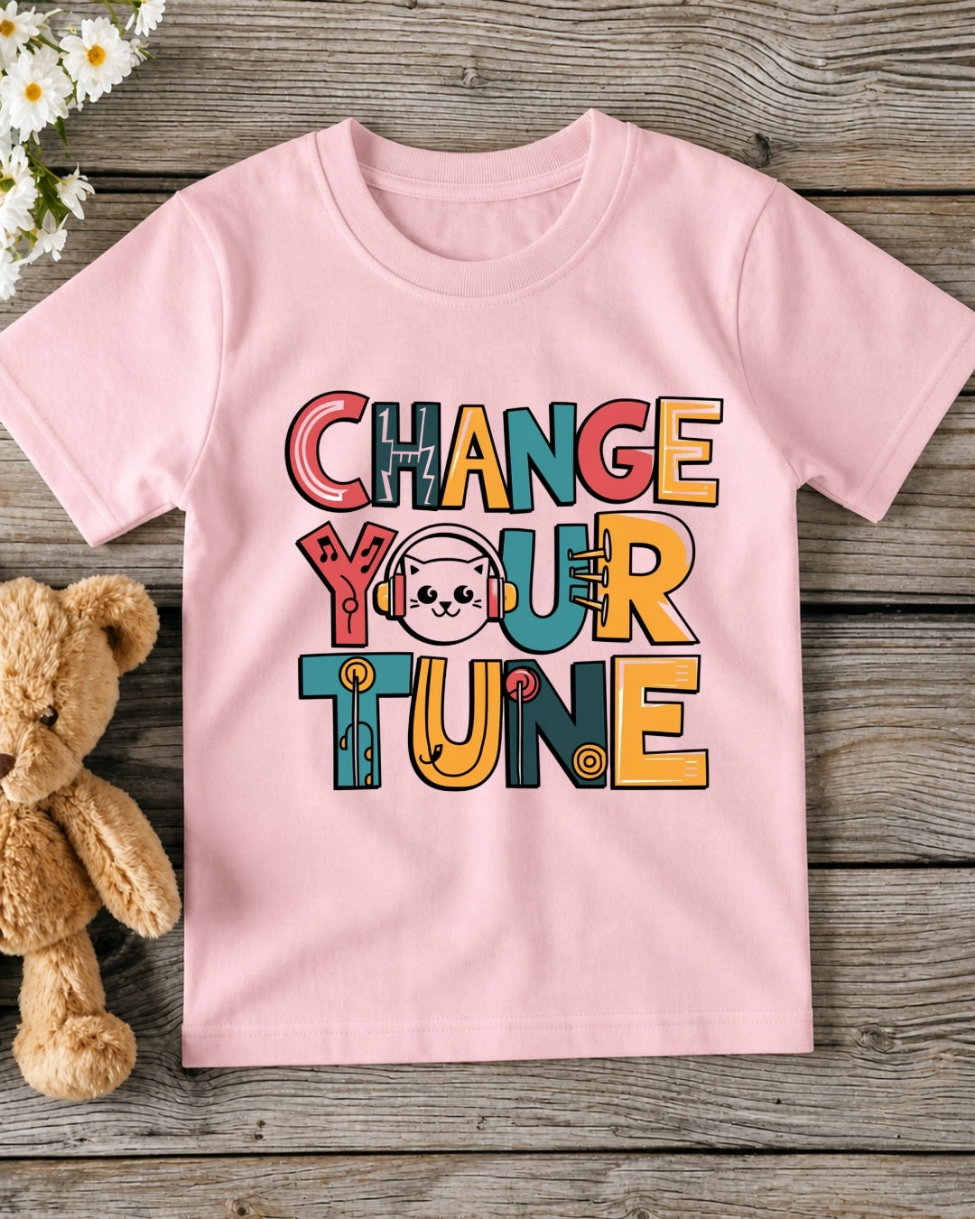 Change Your Tune Kid Cotton Tshirt