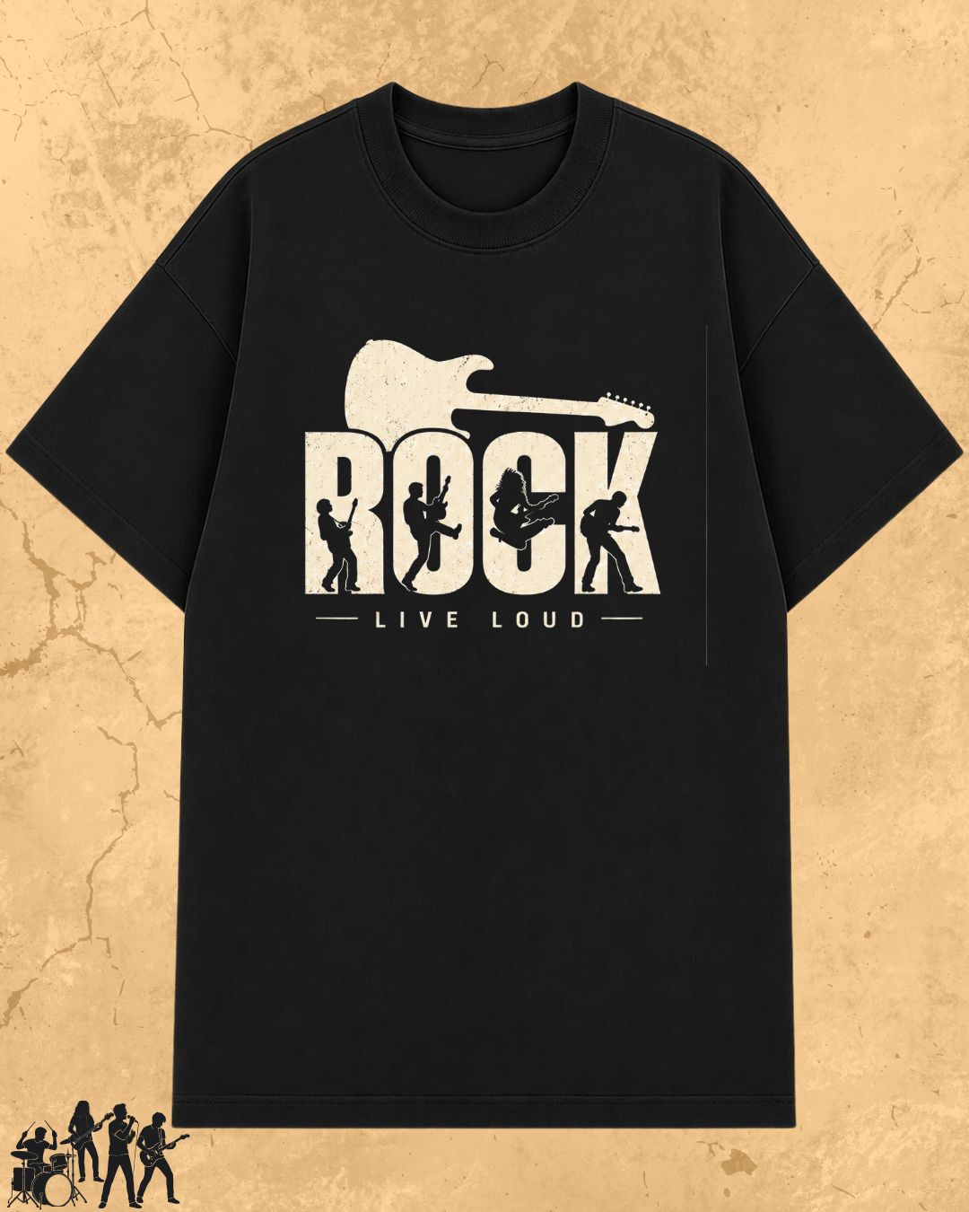 Rock Music Cotton Tshirt