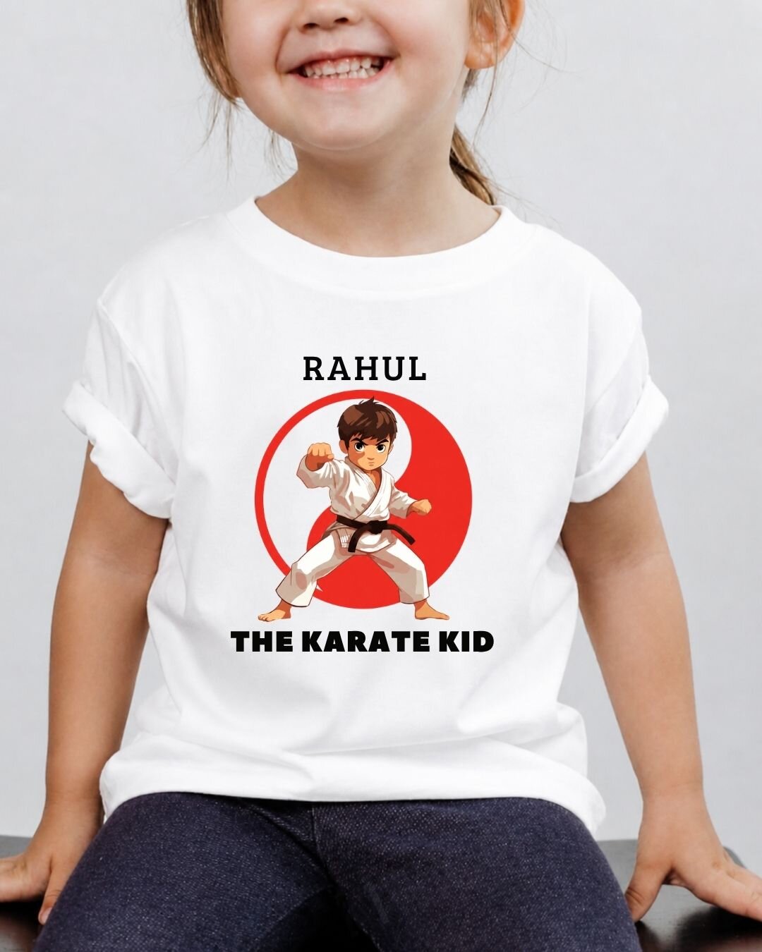Karate & Pirate Theme Custom Kid Cotton Tee