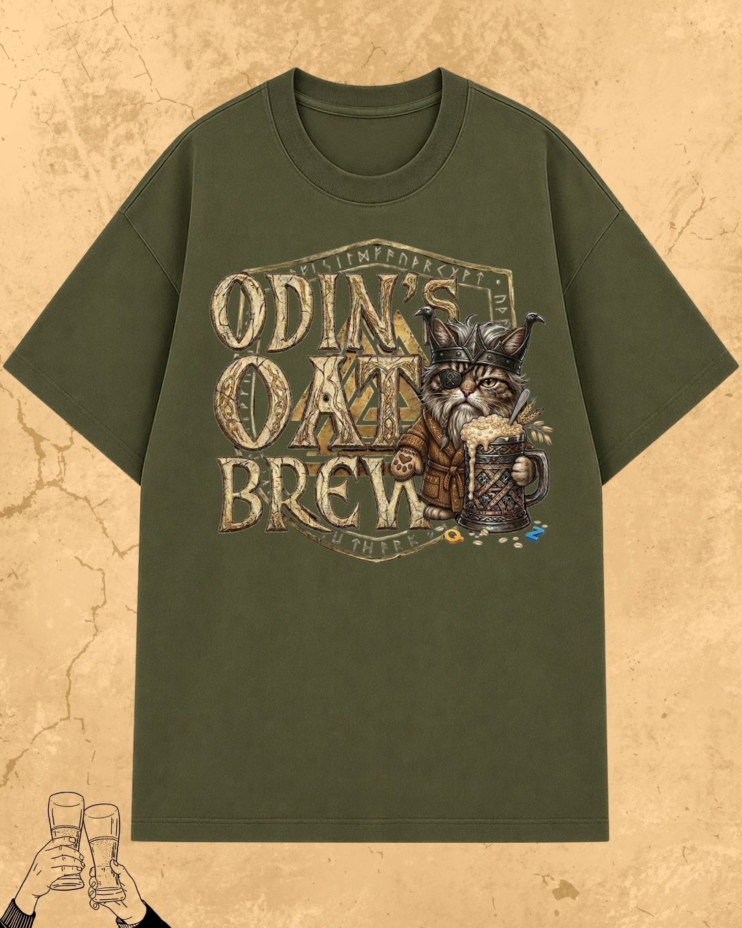 Mythic Beer Warrior Cotton T-Shirt