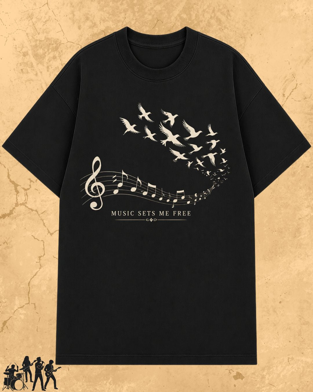 Music Freedom Cotton Tshirt