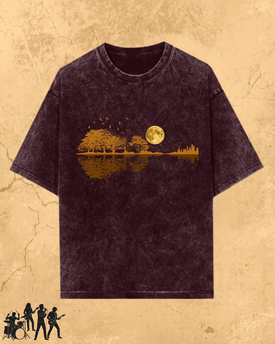 Guitar Relaxation Music Cotton T-Shirt