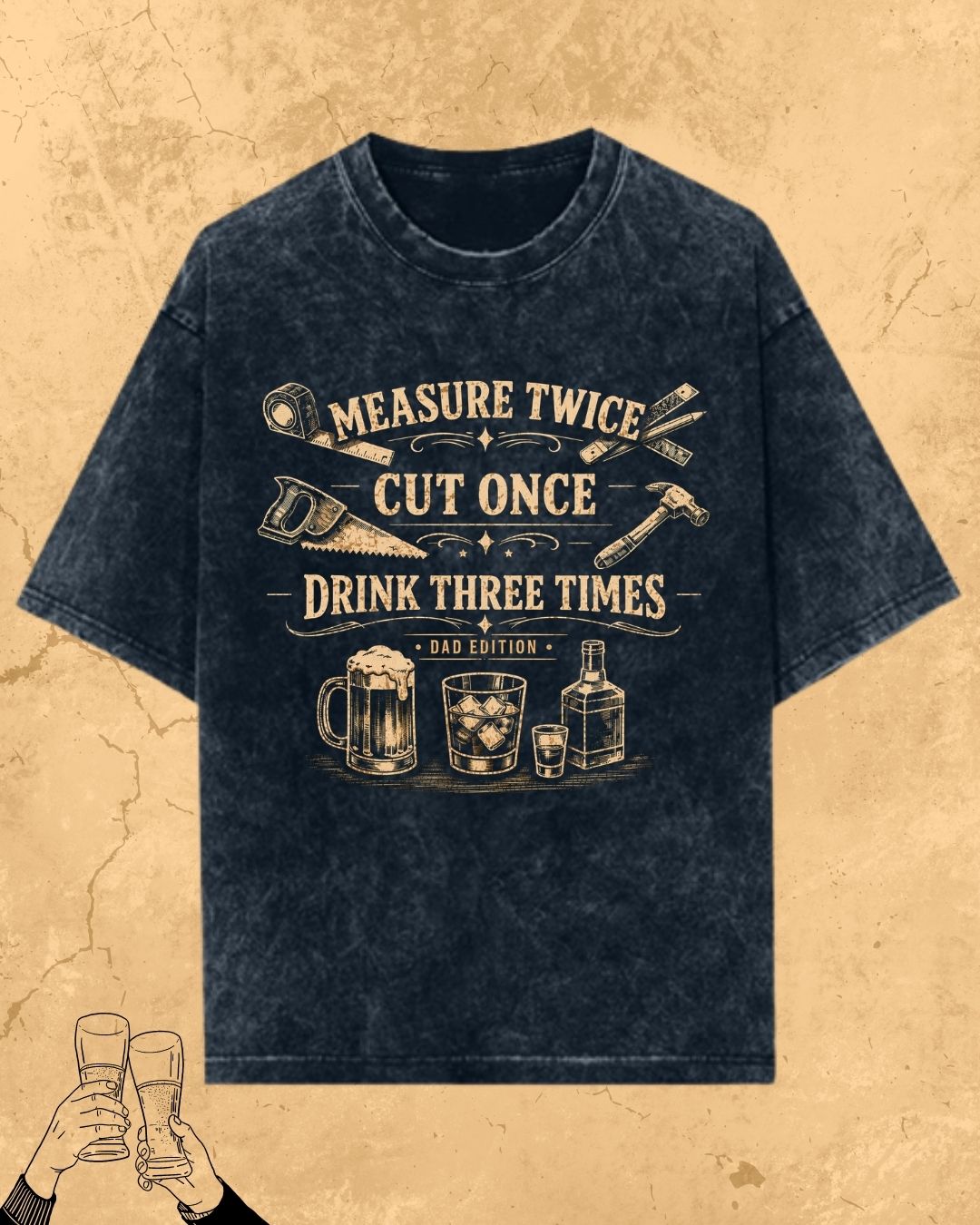 Beer Bond Statement Cotton T-Shirt