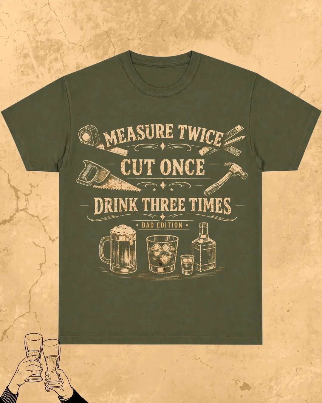Beer Bond Statement Cotton T-Shirt