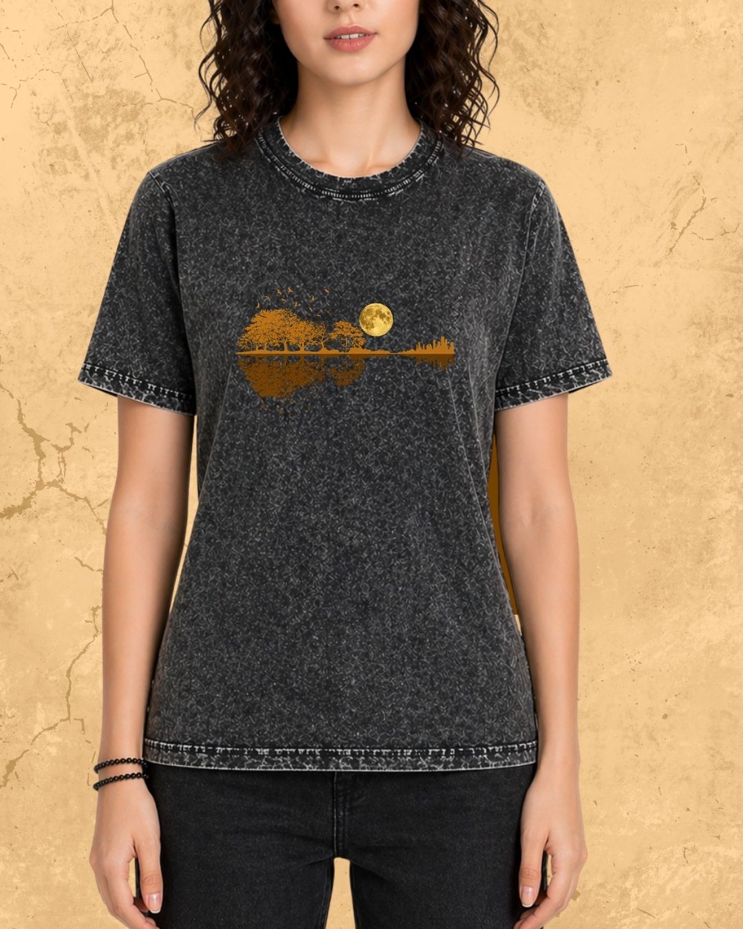 Guitar Relaxation Music Cotton T-Shirt