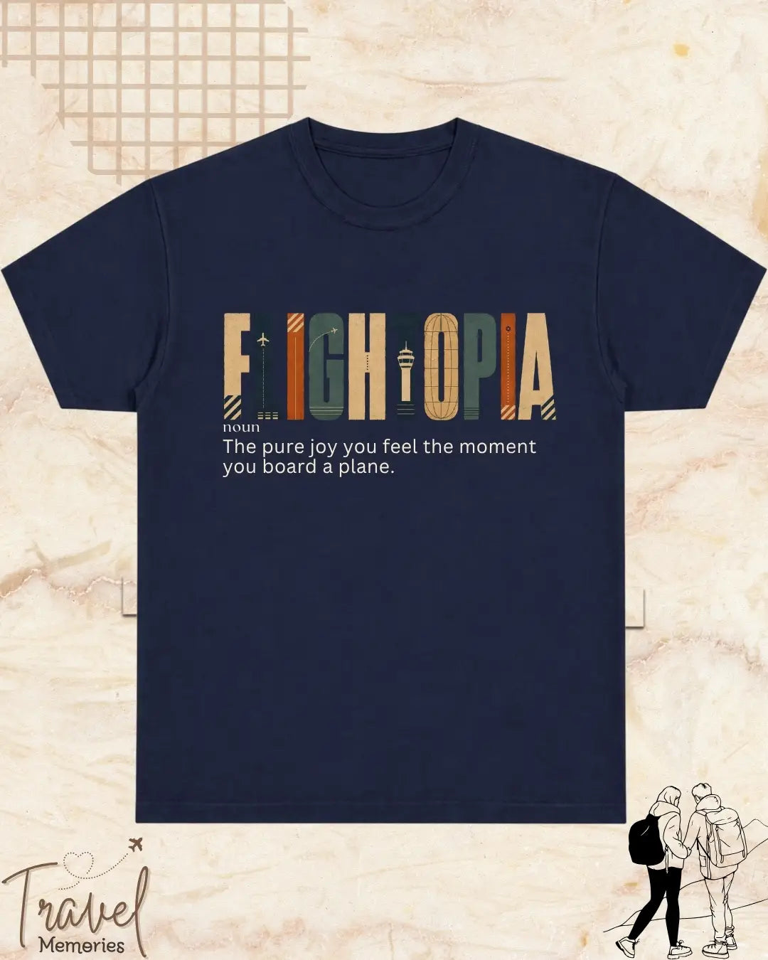 Travel Dictionary Cotton Tshirt