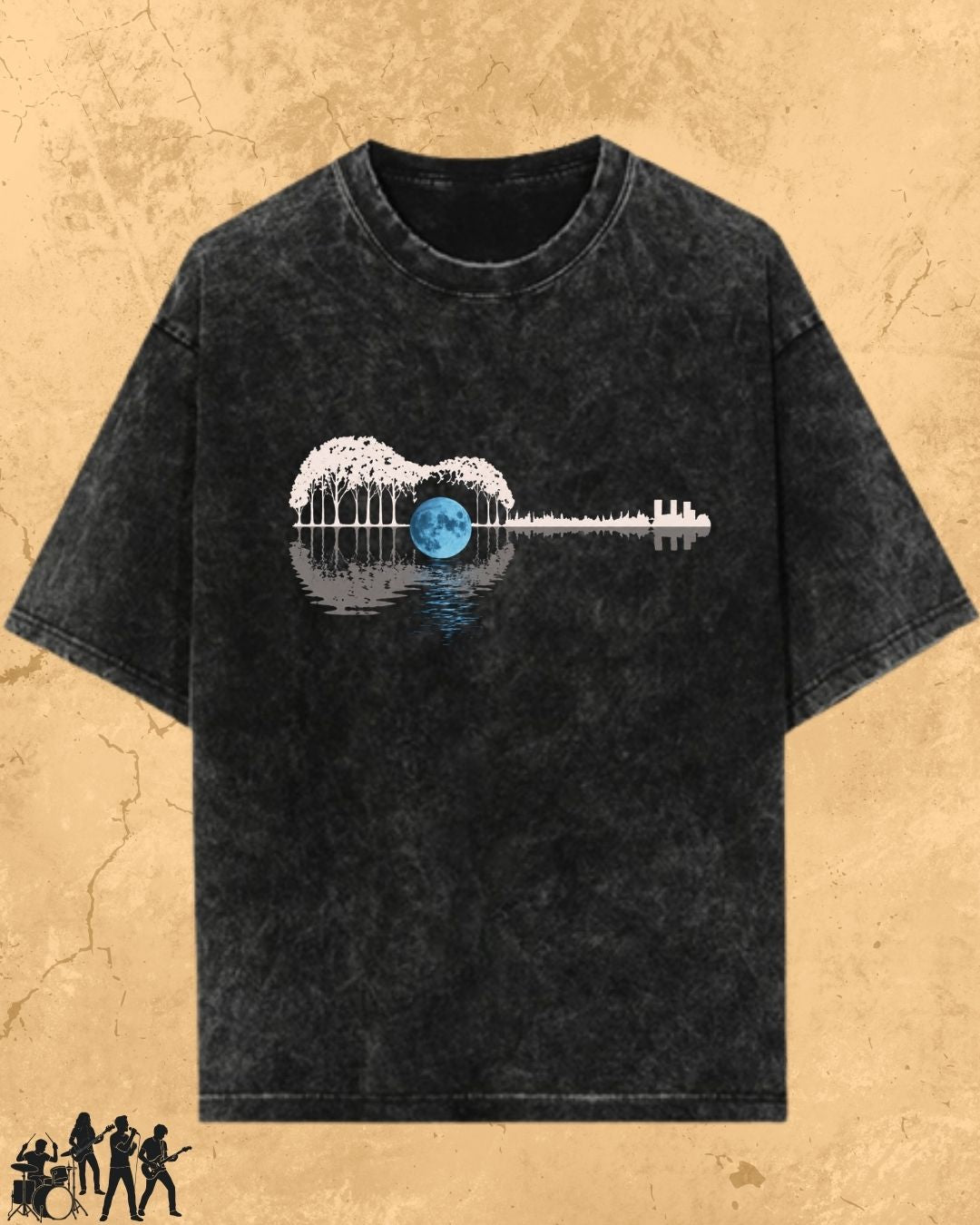 Guitar Relaxation Music Cotton T-Shirt