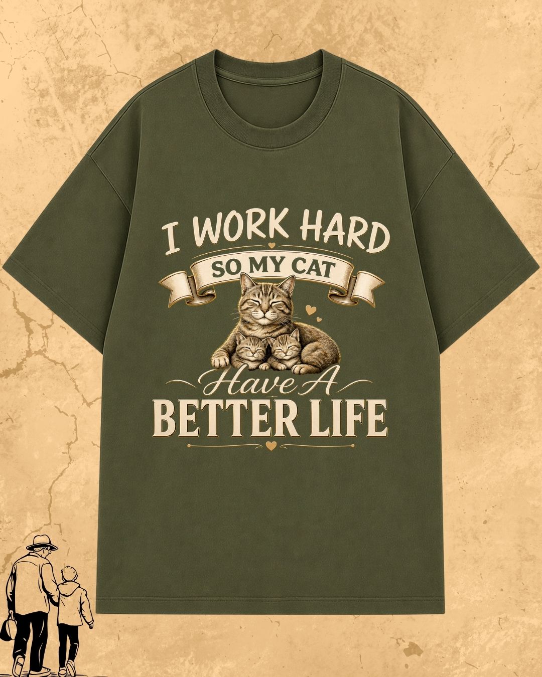 Purr Dad Cotton Tshirt