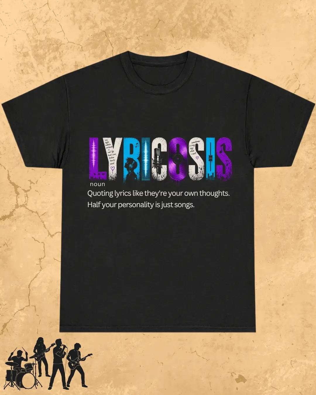 Hinglish Music Dictionary Cotton Tshirt