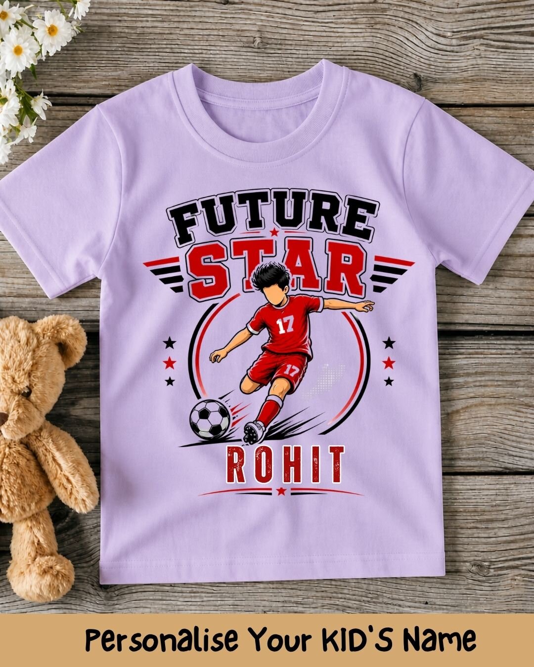 Future Sport Star Custom Kid Cotton Tee