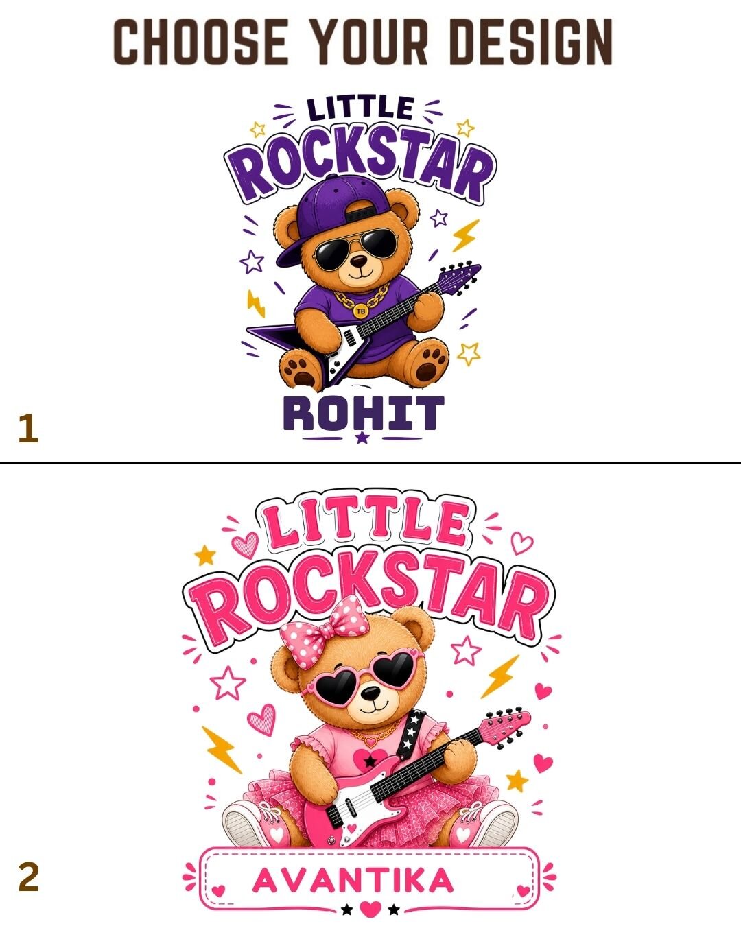 Rockstar Custom Kid's Cotton Tee