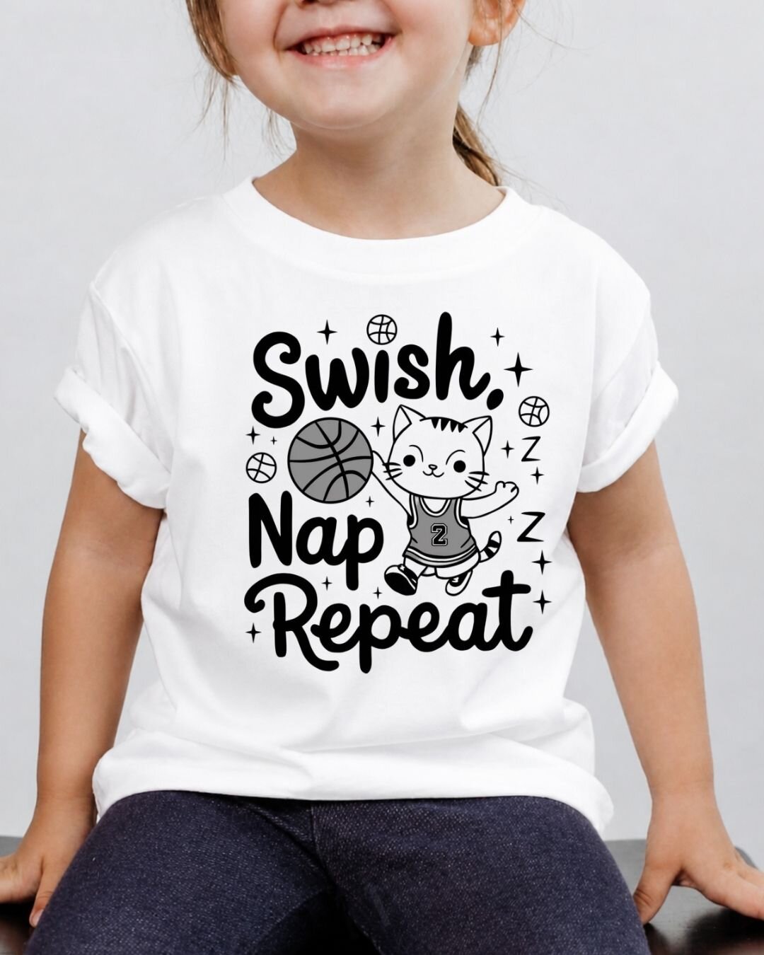 Basketball Kid Cotton Tee