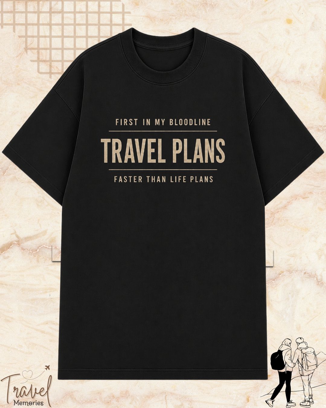 FIRST IN MY BLOODLINE Travel Cotton Tshirt