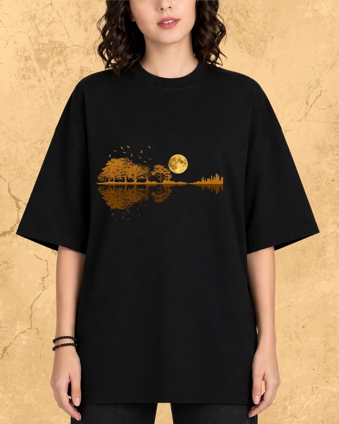 Guitar Relaxation Music Cotton T-Shirt