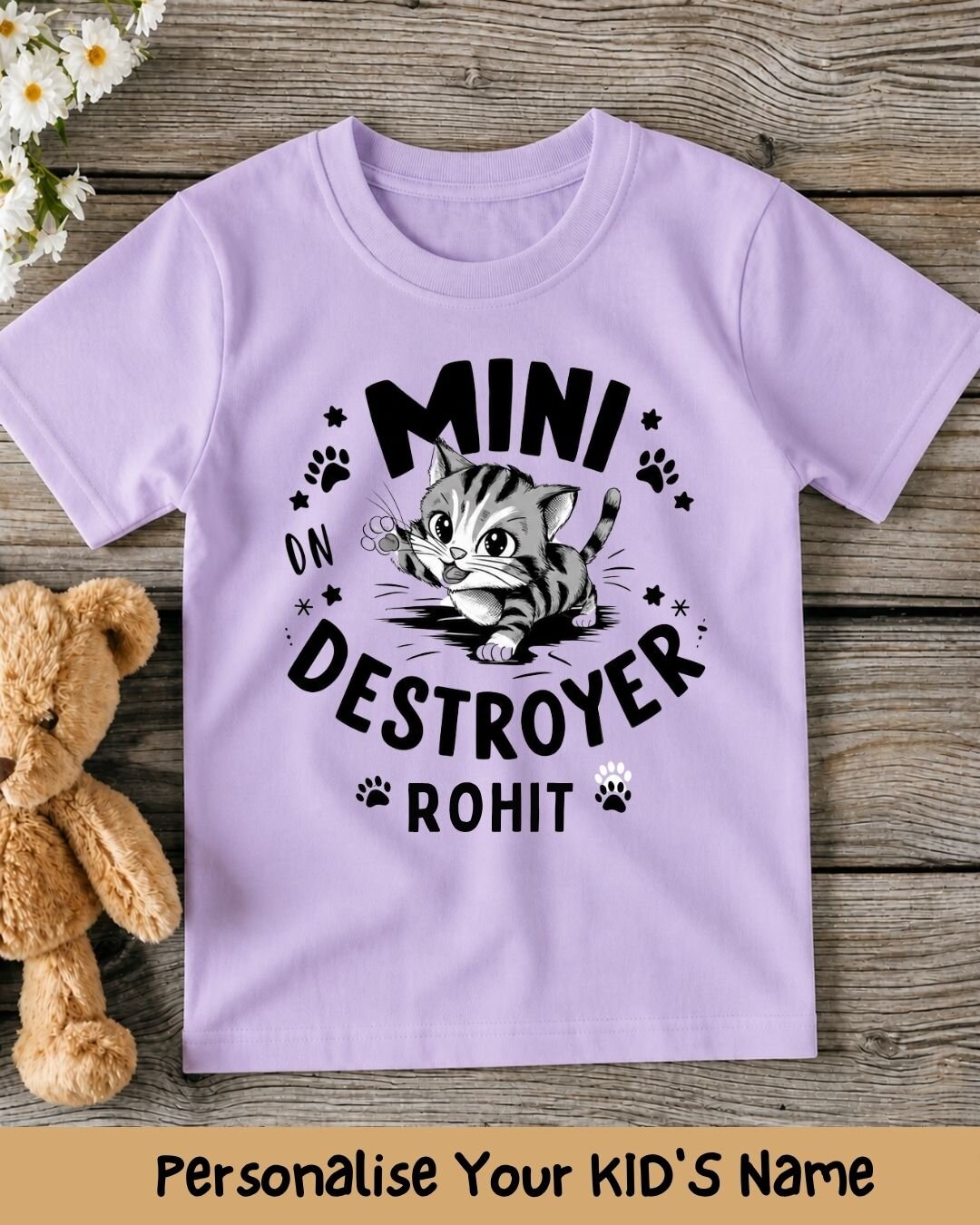 Playful Custom Kid Cotton Tshirt