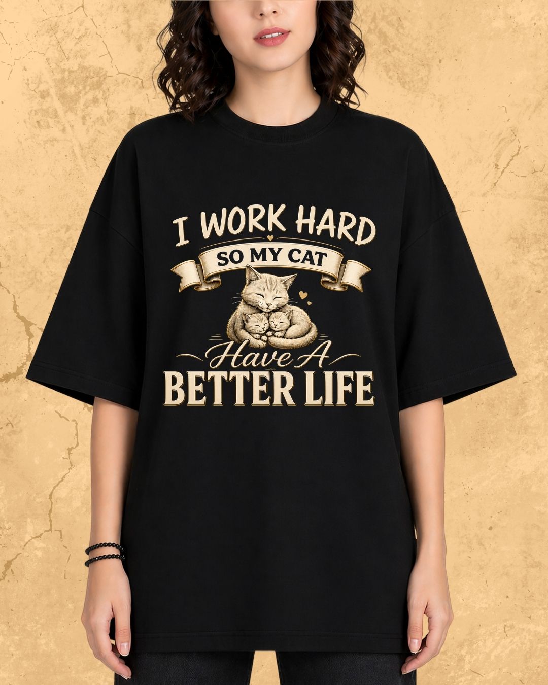 Purr Mom Cotton Tshirt