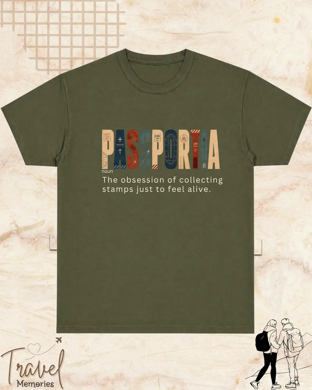 Travel Dictionary Cotton Tshirt
