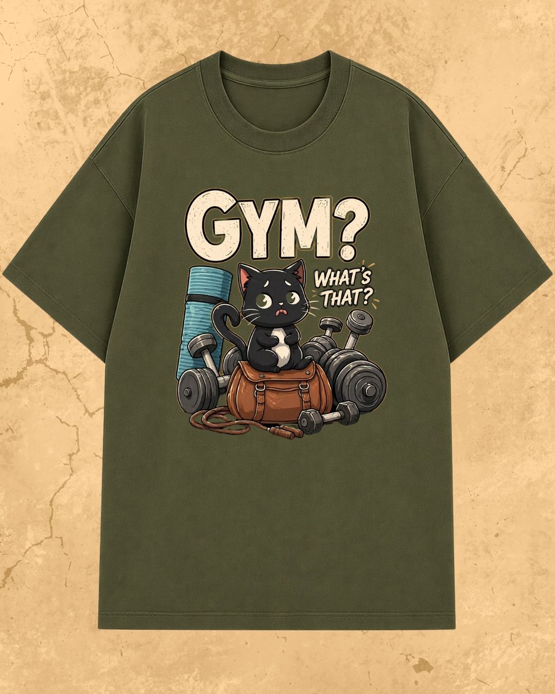 Meow Workout Cotton Tee