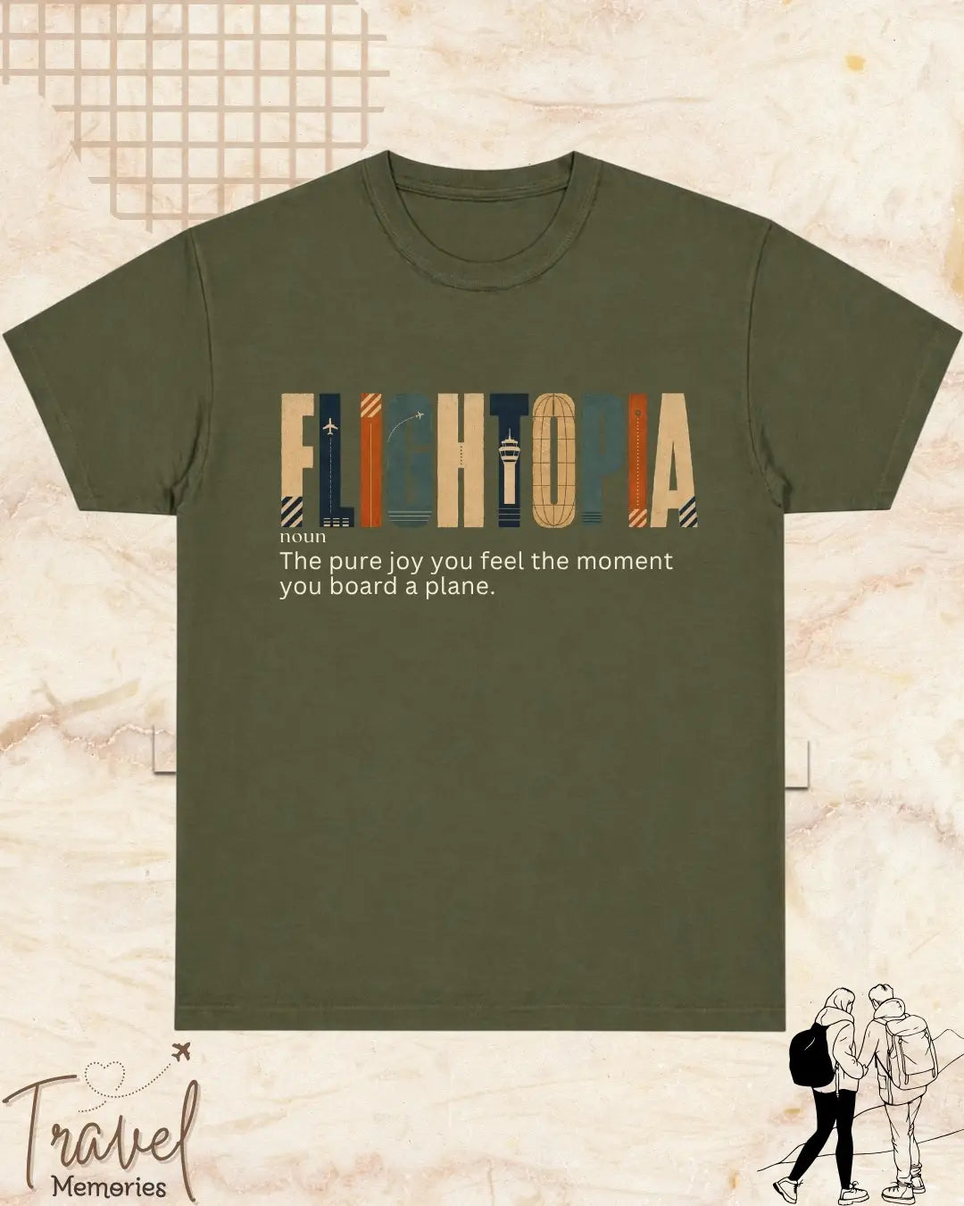 Travel Dictionary Cotton Tshirt