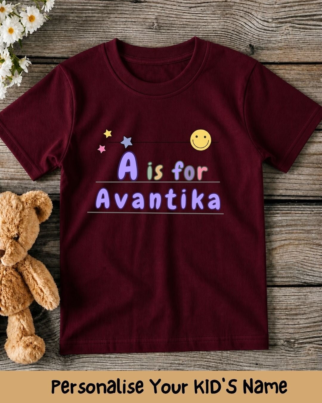 Back To School Custom Kid Cotton Tee