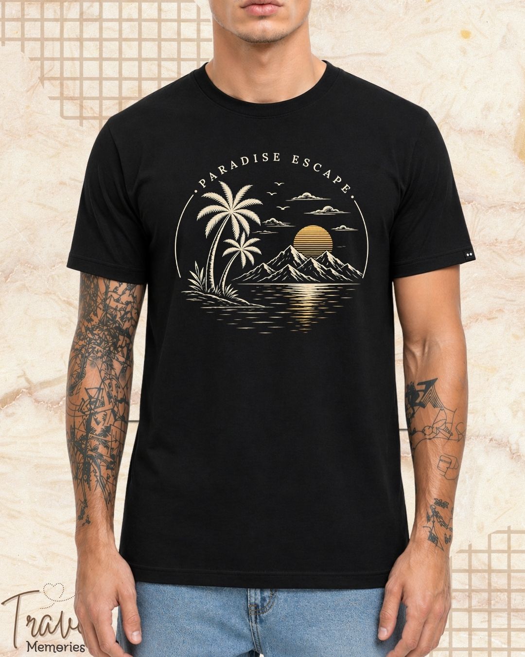 Scenic Route Vintage Adventure Cotton Tshirt