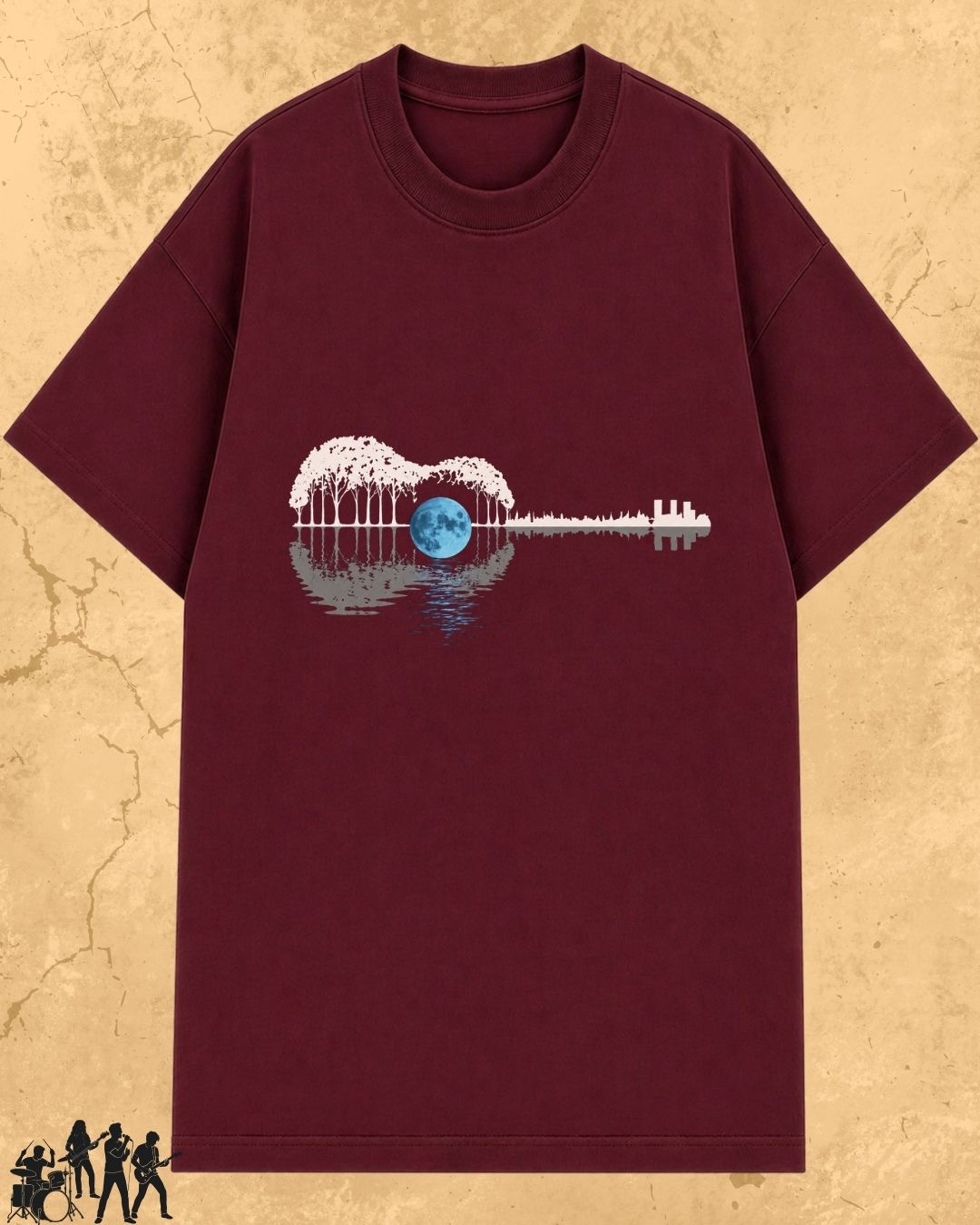 Guitar Relaxation Music Cotton T-Shirt
