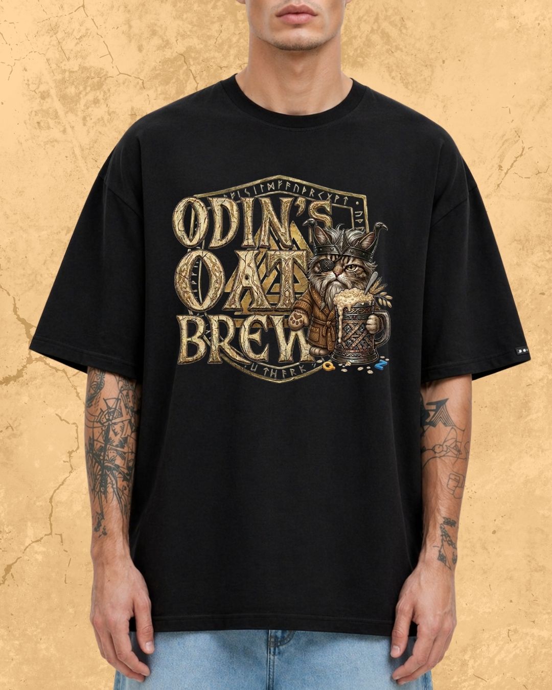 Mythic Beer Warrior Cotton T-Shirt
