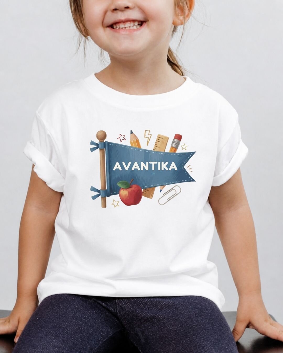 Back To School Custom Kid Cotton Tee