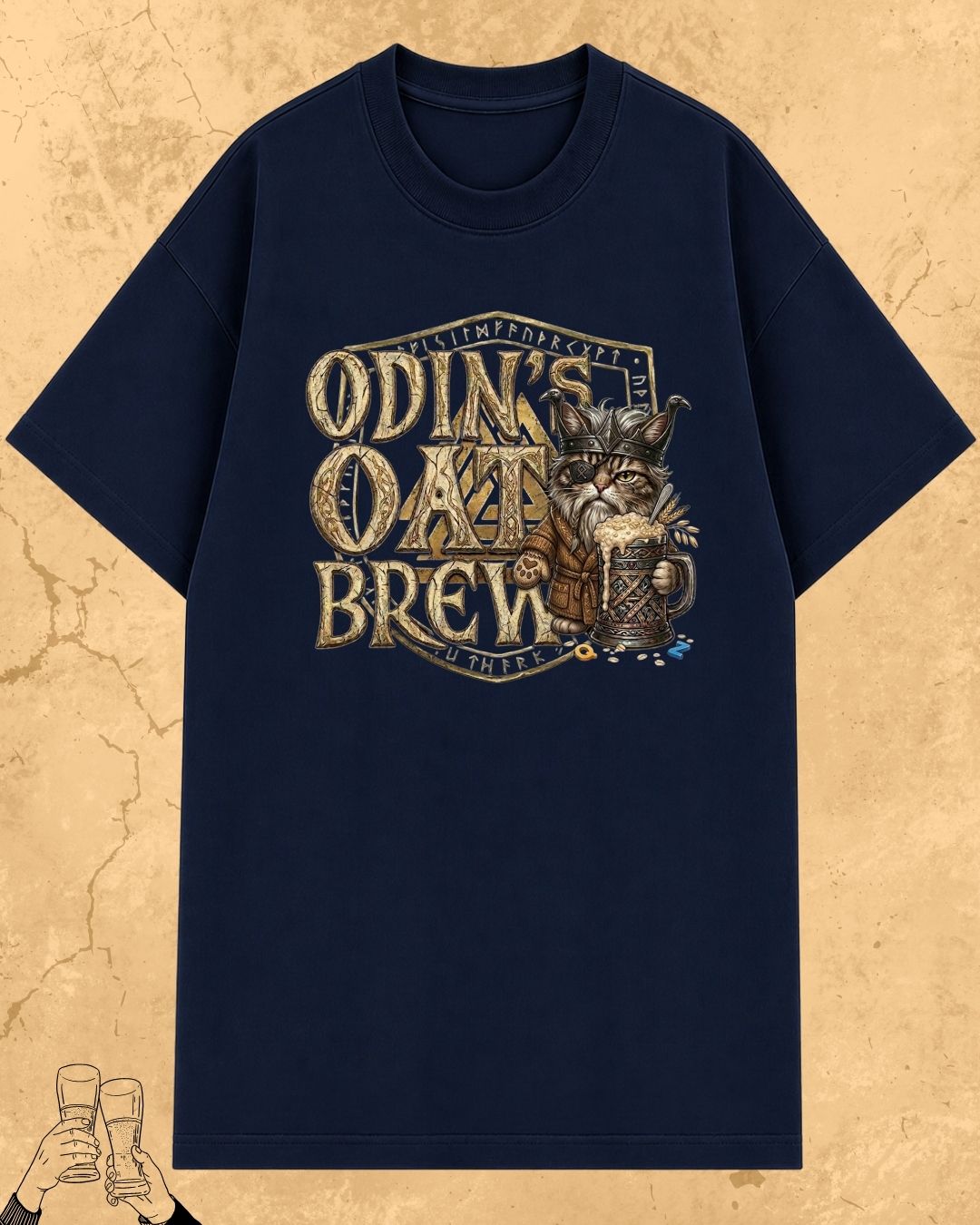Mythic Beer Warrior Cotton T-Shirt