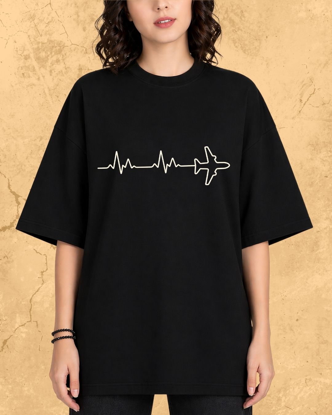 Minimalist Wanderline Travel Cotton Tshirt