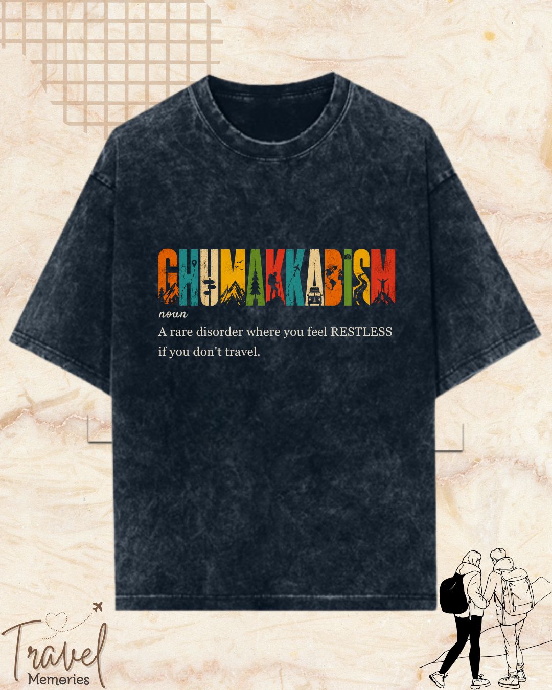 Hinglish Dictionary Travel Cotton Tshirt
