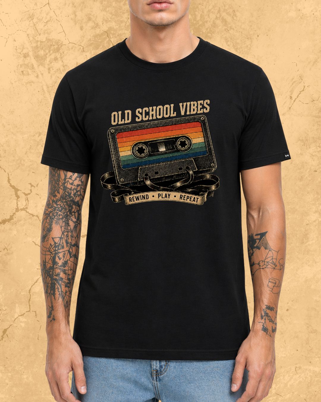 Retro Cassette Music Cotton Tshirt