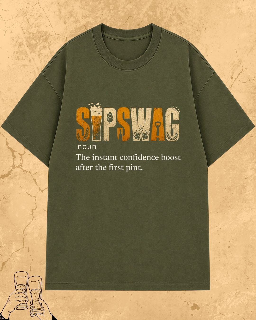 Hinglish Beer Dictionary Cotton Tshirt